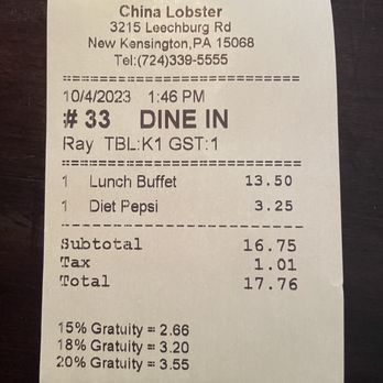 China Lobster - Check - Chinese Near Me - New Kensington, Pennsylvania China Lobster - Check - Chinese Near Me - New Kensington, Pennsylvania