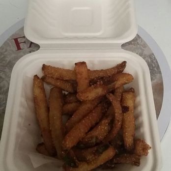 Crave Wings - A take out portion of the amazing pickles fries. You've never had fried pickles like this before - Chicken Wings Near Me - Newport News, Virginia