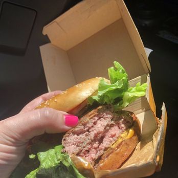 McDonald's - Quarter Pounder Deluxe in soggy box from blood and grease - Fast Food Near Me - Salem, Oregon