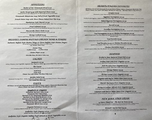 Menu photo 2 Briandi's Nokomis, FL