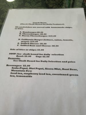Menu photo 3 Old School Cafe Mantorville, MN Menu photo 3 Old School Cafe Mantorville, MN