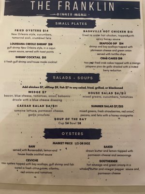 Menu photo 8 The Franklin Café Apalachicola, FL Menu photo 8 The Franklin Café Apalachicola, FL