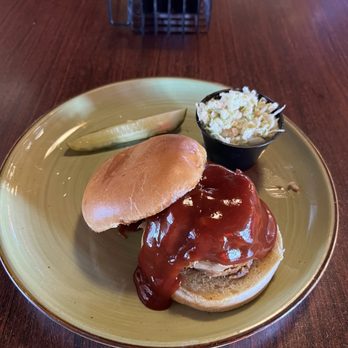 Spanky's Speakeasy - BBQ Pulled Pork Sandwich - New American Near Me - Naples, Florida