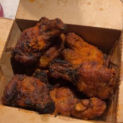 Rossland's Rock Cut Pub and Restaurant - Hot wings, if you want to call them that...