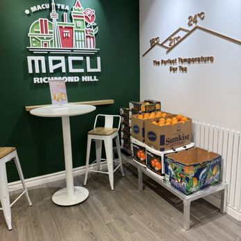 Macu Tea - It looks like some of their fruit at this location is being sourced from the United States. - Bubble Tea Near Me - Richmond Hill, Ontario Macu Tea - It looks like some of their fruit at this location is being sourced from the United States. - Bubble Tea Near Me - Richmond Hill, Ontario
