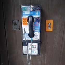 Crane Flat Gas Station - Pay phone...haven't seen one in years.