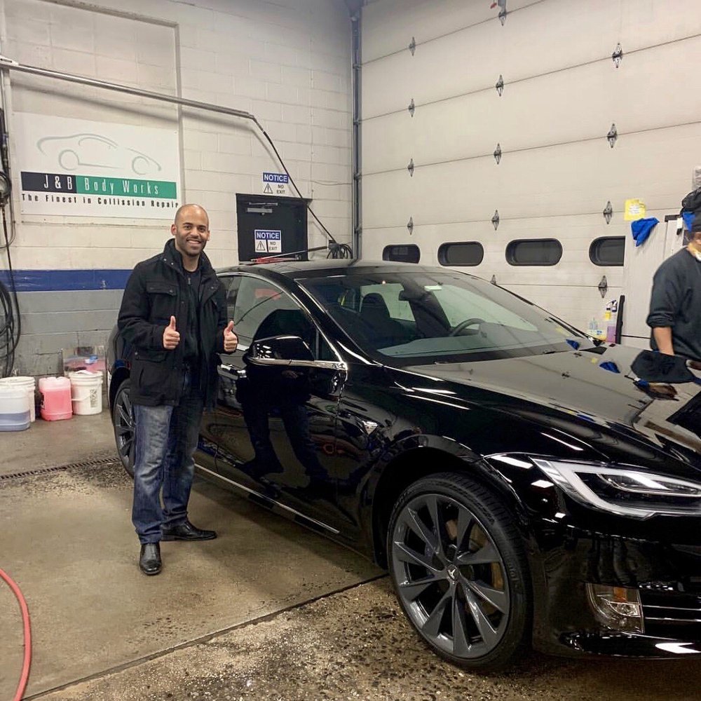 J & B Body Works - Me ecstatic to have my car back :) - Auto Repair Near Me - Mount Vernon, New York