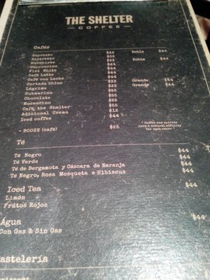 Menu photo 1 The Shelter Coffee Buenos Aires, C Menu photo 1 The Shelter Coffee Buenos Aires, C