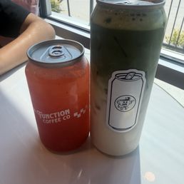 Beekeeper Matcha and strawberry lemonade Beekeeper Matcha and strawberry lemonade