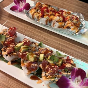 Sushi Daruma Ya - baked scallop roll, awesome poke roll - Sushi Bars Near Me - Kent, Washington