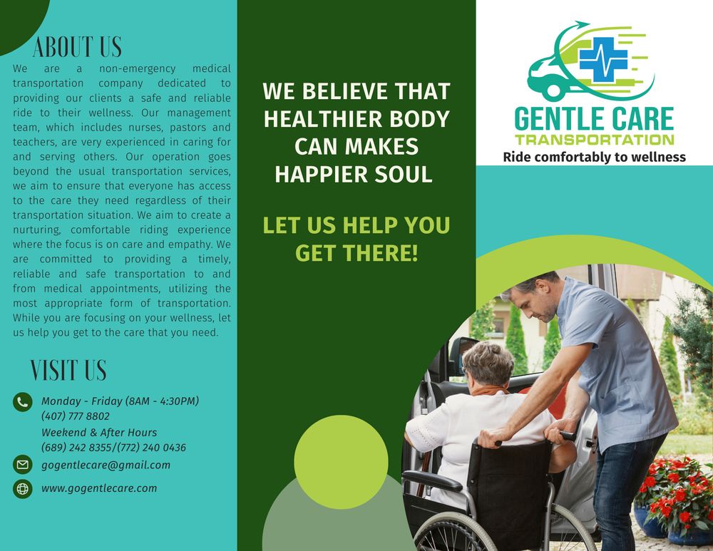 GENTLE CARE TRANSPORTATION 1223 W Michigan St, Orlando, Florida