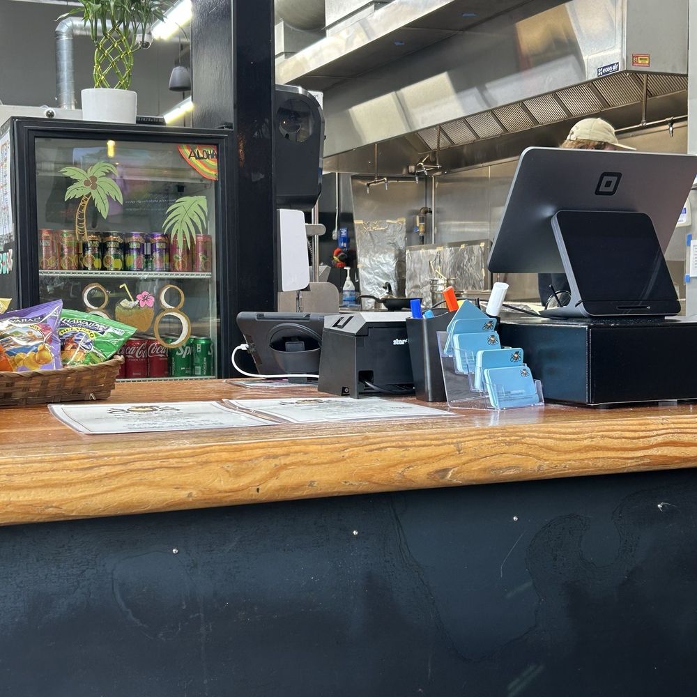 808 Grinds - Kitchen and counter - Food Trucks Near Me - Portland, Oregon