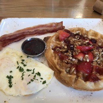 First Watch - Thrifecta changed waffle to the AB&J - Cafes Near Me - Orlando, Florida