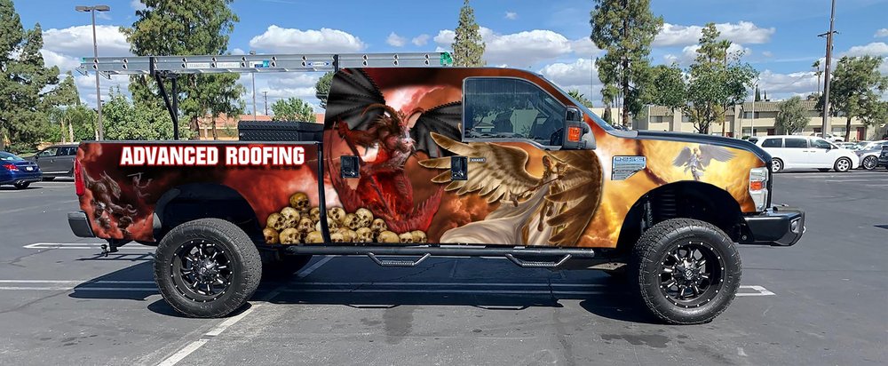 Slide of Advanced Roofing