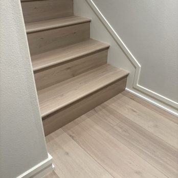 Divinity Flooring Services - LVF installed on the steps. - Flooring Near Me Divinity Flooring Services - LVF installed on the steps. - Flooring Near Me