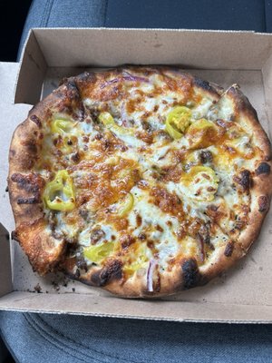 Blues Fired Pizza by null