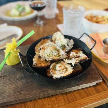La Lucha - Wood roasted gulf oysters - Seafood Near Me - Houston, Texas