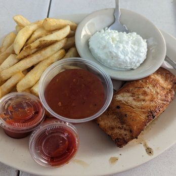 The Corner Bar - Salmon Basket. Grilled to perfection - New American Near Me - Indianapolis, Indiana