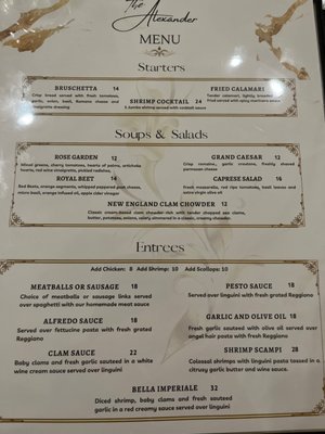 Menu photo 2 The Alexander Anaheim, CA