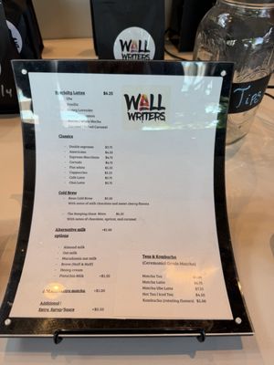 Menu photo 2 Wall Writers Coffee Irvine, CA Menu photo 2 Wall Writers Coffee Irvine, CA