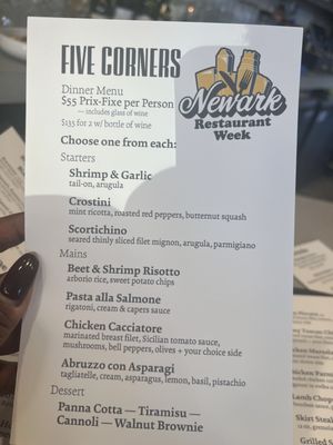 Menu photo 7 Five Corners Ristorante Newark, NJ
