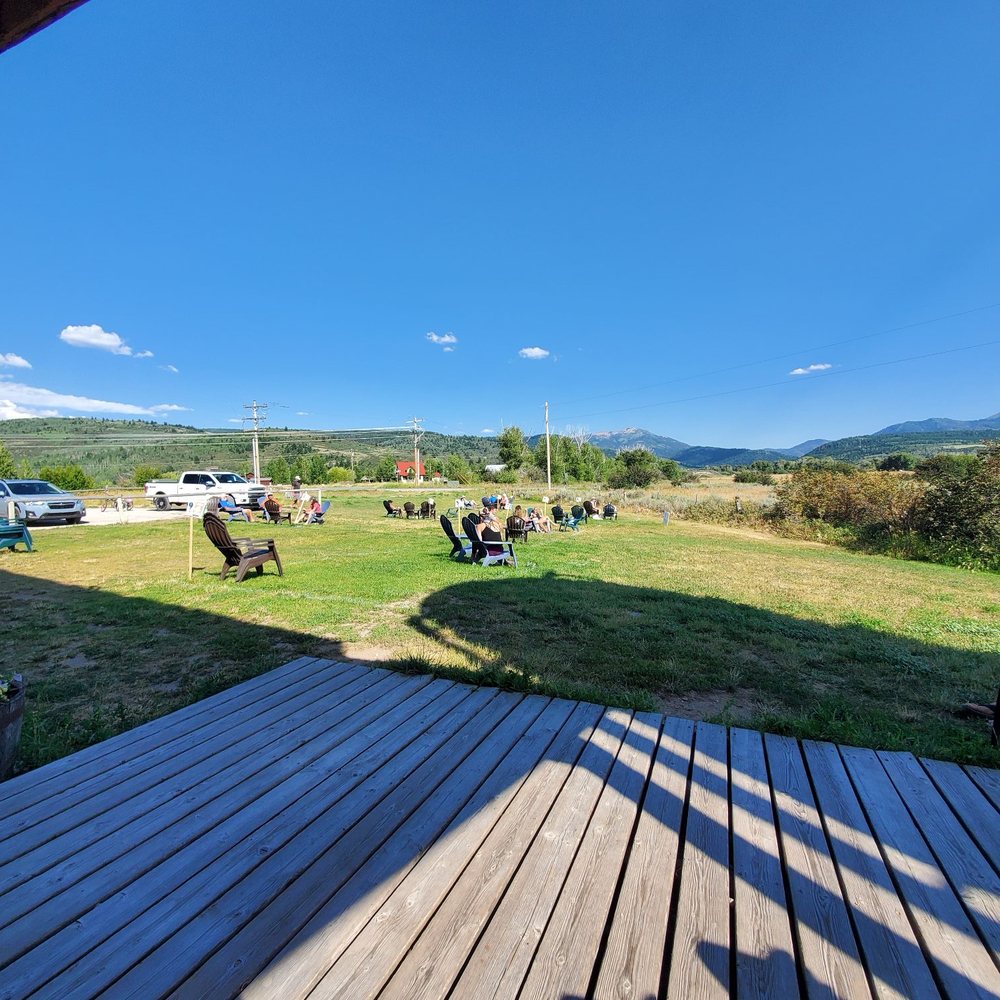 Grand Teton Brewing Co - The view from front porch - Breweries Near Me - Victor, Idaho