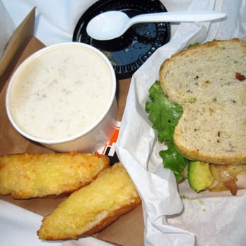 Lou's Cafe - half Roma club sandwich & cup of clam chowder - Coffee & Tea Near Me - San Francisco, California Lou's Cafe - half Roma club sandwich & cup of clam chowder - Coffee & Tea Near Me - San Francisco, California