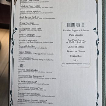 Bar Boheme - French Near Me - Las Vegas, Nevada