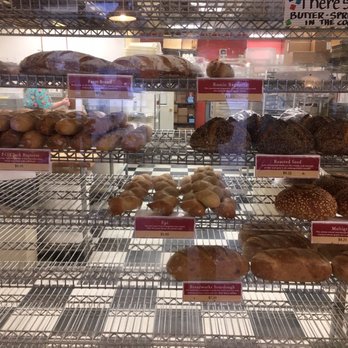 Crooked Tree Breadworks - One of the two display racks (right before close) - Bakeries Near Me - Petoskey, Michigan