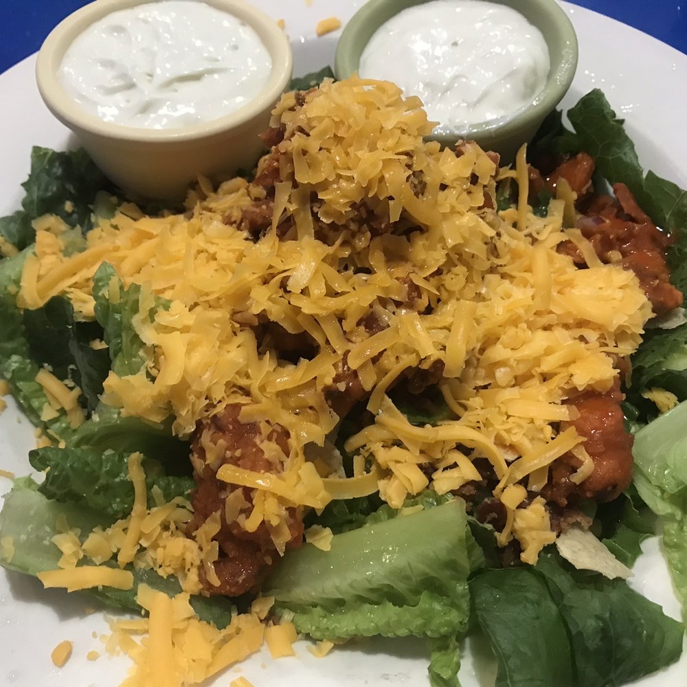 Humble City Cafe - Buffalo Chicken Salad.  Sub all romaine. - American Near Me - Humble, Texas