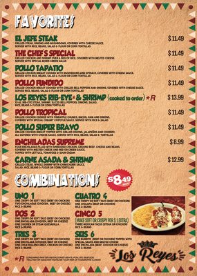 Menu photo 6 Los Reyes Mexican Restaurant Athens, GA Menu photo 6 Los Reyes Mexican Restaurant Athens, GA