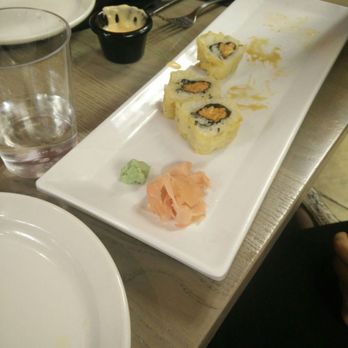 Kitchen18 - Friend ordered this sushi spicy salmon tuna.... Thought it was good... - Mediterranean Near Me - Scottsdale, Arizona Kitchen18 - Friend ordered this sushi spicy salmon tuna.... Thought it was good... - Mediterranean Near Me - Scottsdale, Arizona