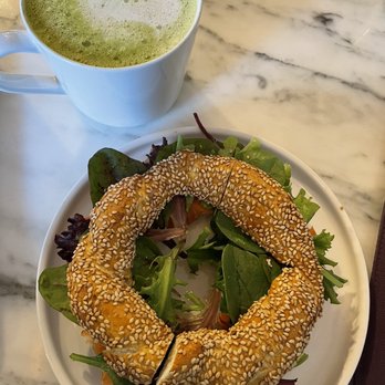 Simit & Chai - Poseidon. Matcha latte with oat milk. - Coffee & Tea Near Me - Toronto, Ontario