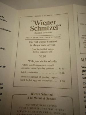 Menu photo 2 Meissl & Schadn Wien Vienna, 9 Menu photo 2 Meissl & Schadn Wien Vienna, 9