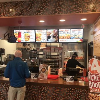 Popeyes Louisiana Kitchen - a view of the inside of a fast food restaurant - Fast Food Near Me - Hamilton, Ohio