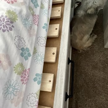 Ashley Store - The panels unscrewed and I would sink in when laying down - Furniture Stores Near Me - Fairfield, California Ashley Store - The panels unscrewed and I would sink in when laying down - Furniture Stores Near Me - Fairfield, California