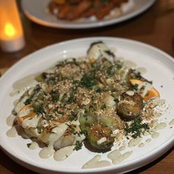 Basbousa - Hot Tahini Greens