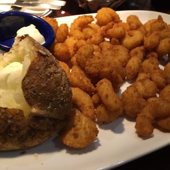 Red Lobster - Popcorn shrimp with baked potato - Seafood Near Me - Ronkonkoma, New York