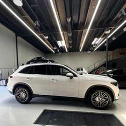 Newly detailed white Mercedes Benz GLC Newly detailed white Mercedes Benz GLC