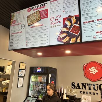 Santucci's Original Square Pizza - Italian Near Me - Cherry Hill, New Jersey Santucci's Original Square Pizza - Italian Near Me - Cherry Hill, New Jersey