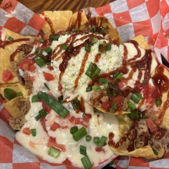 Bombshells Burgers & BBQ - Loaded Nachos - Pizza Near Me - Huntington, West Virginia Bombshells Burgers & BBQ - Loaded Nachos - Pizza Near Me - Huntington, West Virginia