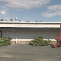 Furniture Center & Mattress - Outside shot of the store and the famous Red Rocking Chair