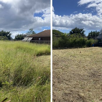 Aloha Yard Services - Heres a before and after pic of a yard that hasn't been serviced in awhile, we took good care of this client - Landscaping Near Me Aloha Yard Services - Heres a before and after pic of a yard that hasn't been serviced in awhile, we took good care of this client - Landscaping Near Me