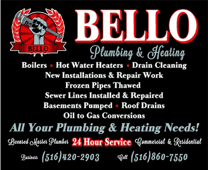 Slide of Bello Plumbing and Heating