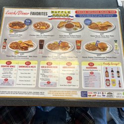 Waffle House - Menu 3/8/24