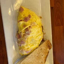 Black Cat Cafe - Country omelette with toast