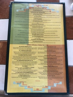 Menu photo 2 Don Pedro Mexican Restaurant Pineville Pineville, NC Menu photo 2 Don Pedro Mexican Restaurant Pineville Pineville, NC