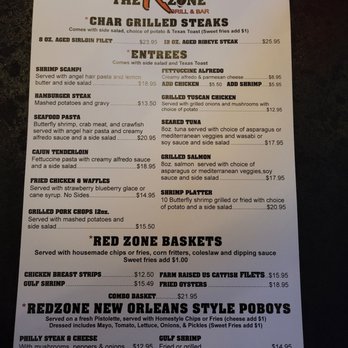 The Red Zone - Menu - Sports Bars Near Me - Diamondhead, Mississippi The Red Zone - Menu - Sports Bars Near Me - Diamondhead, Mississippi