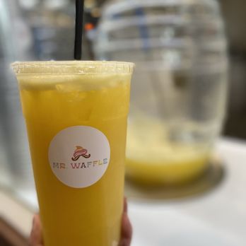 The Fresh Mango Agua Fresca was delicious only available on Fridays, Saturdays and Sundays.