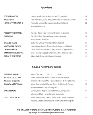 Menu photo 5 Mario's Portofino Reno, NV Menu photo 5 Mario's Portofino Reno, NV